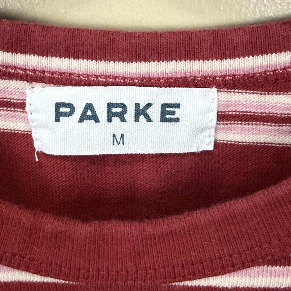 PARKE Valentines Day 2026 Cotton Boxer Set Red Amour Stripe Size Medium - Picture 7 of 15